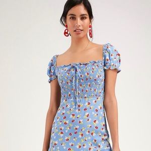 Castilo Midi Dress Jasmine Floral (FAITHFULL THE BRAND)